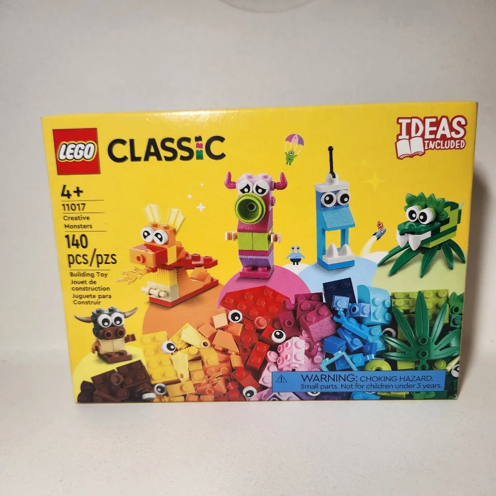 NEW Lego Classic 11017 CREATIVE MONSTERS Halloween Piece Building Toy Set - SEAL